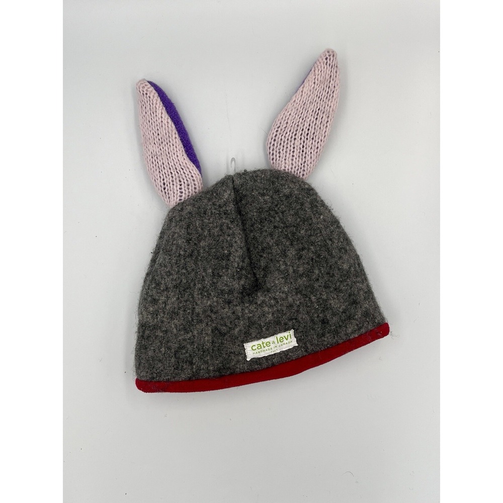Kids Cate + Levi Bunny Hat Handmade One of a Kind - Picture 9 of 9